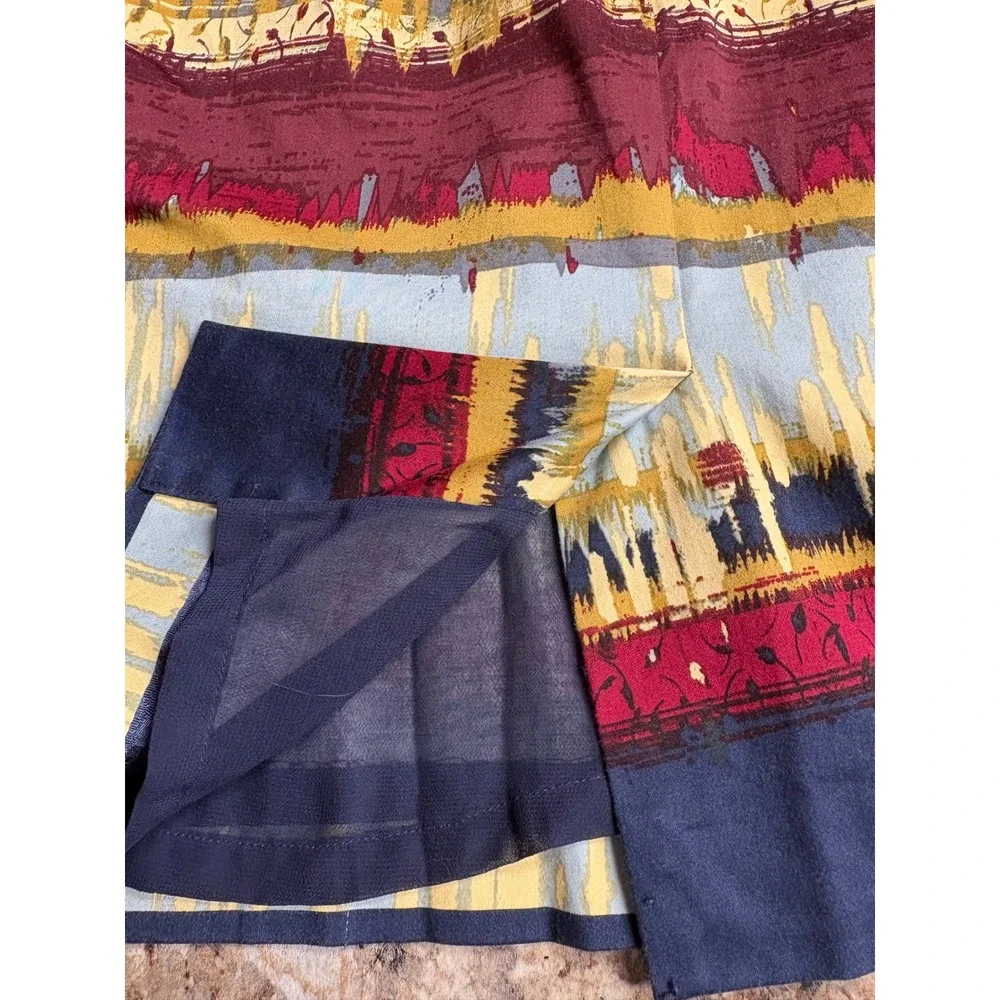 Pendleton Womens Multi Color Aztec Abstract Stripe Cotton Sheath Dress‎ Size 6